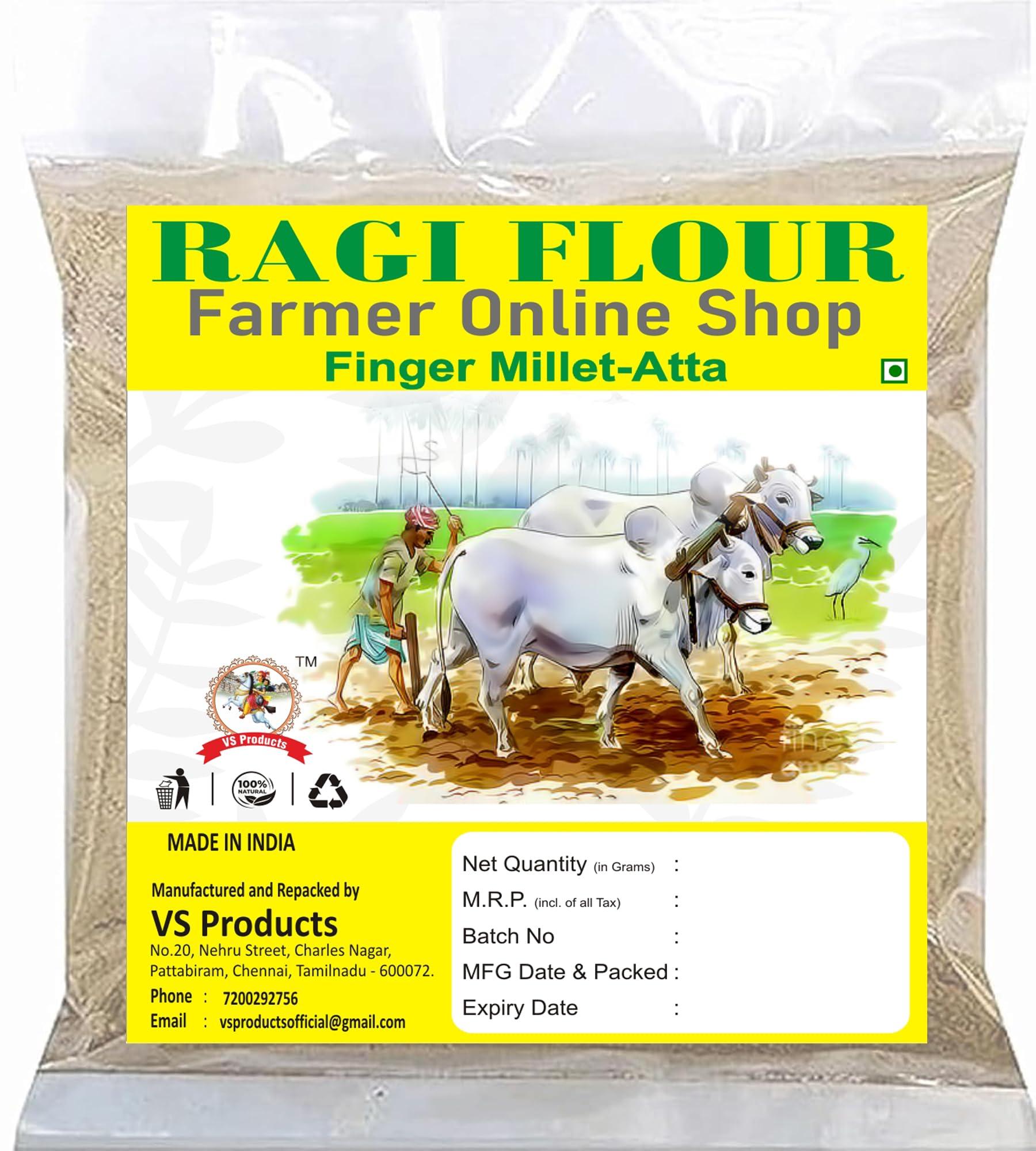 VS Products VS Products Ragi Flour Finger Millet Flour, 14Kg