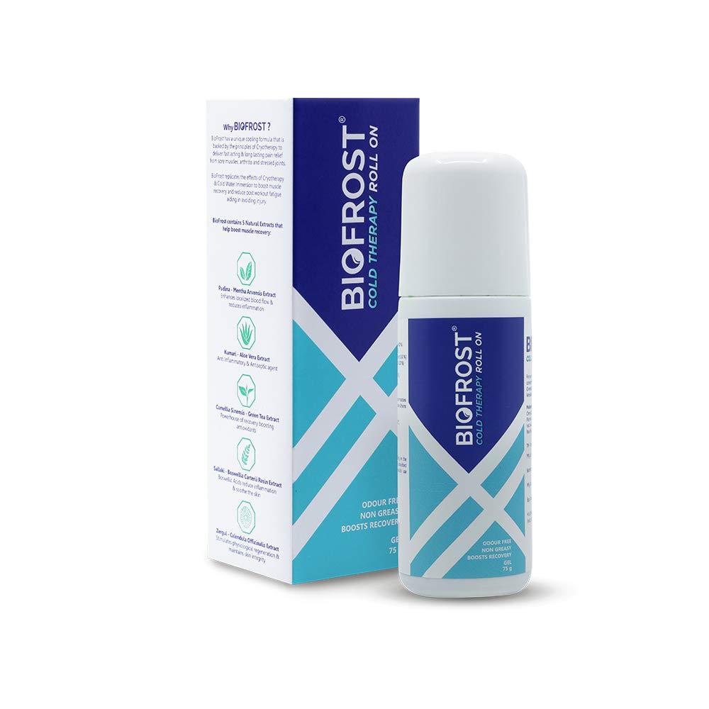 BioFROST BioFrost Cold Therapy Roll on Gel - Odour Free Non Greasy - 75 Gm