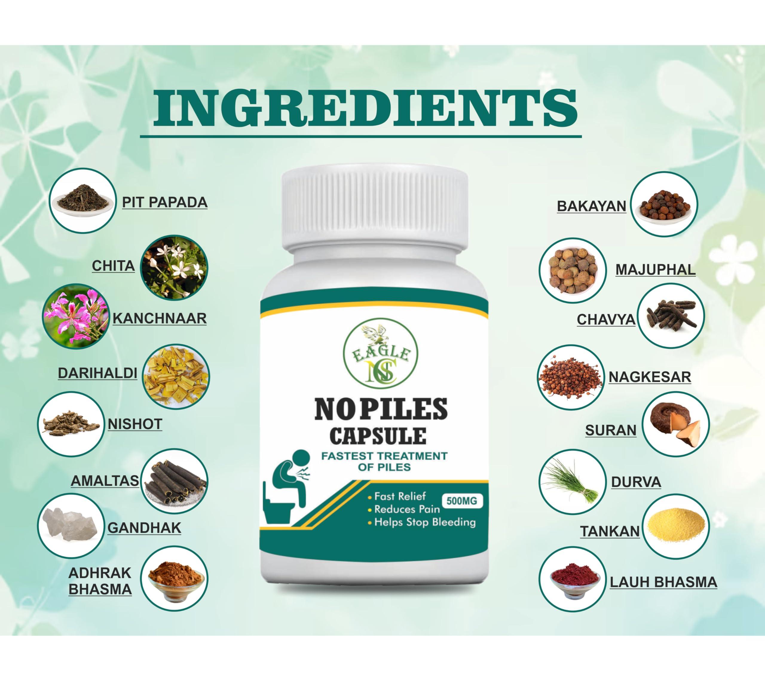 Generic No Piles Capsule Fastest Treatment Of Piles Fast Relief 60 Capsues