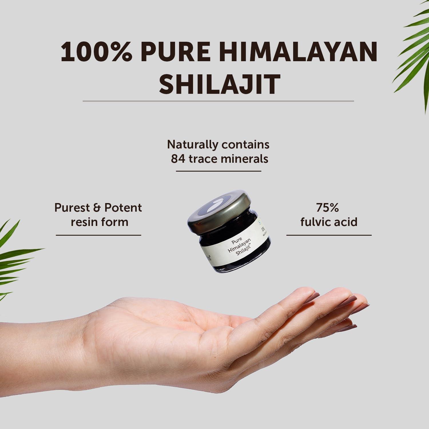 Neuherbs Neuherbs Shilajit - 30g |Himalayan Shilajeet Resin With 75% Fulvic Acid & 84 + Trace Minerals| Ayurvedic Original Shilajit for Endurance, Stamina and strength | Lab Tested for Purity.