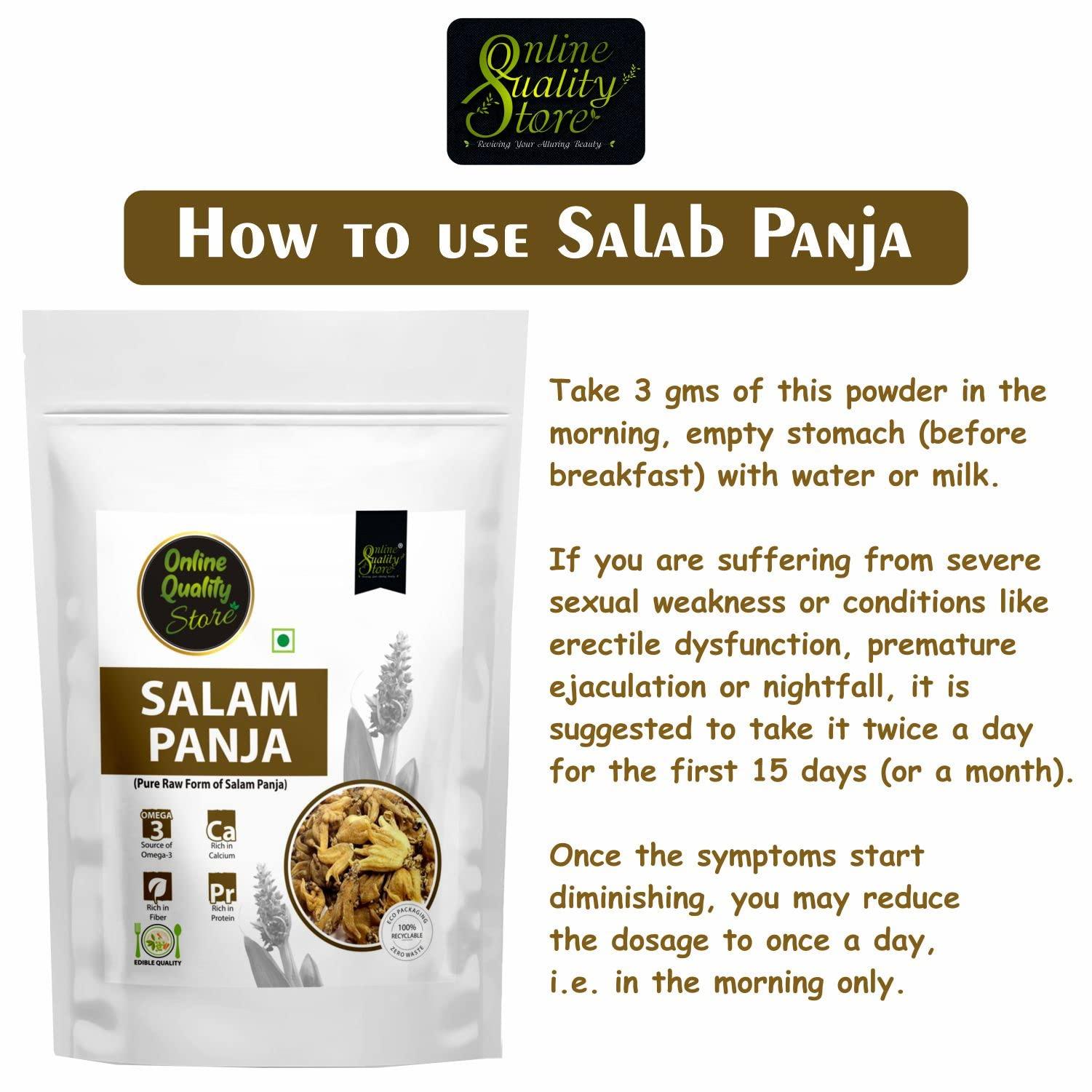 Online Quality Store Online Quality Store Salam Panja - 100g | Salab Punja | Hatta Haddi - Panchaule Dactylorhiza Hatagirea