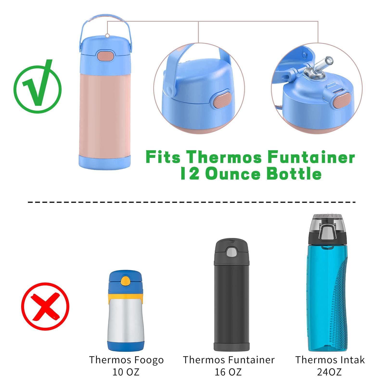 Marbe 6pack Replacement Straws for Thermos Funtainer Bottle, Straws Stem Set with Cleaning Brushesï¼Å’Safe to use for Adult/Children (6 Straws+3 Cleaning Brushes)