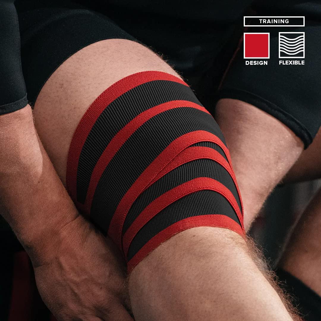 Kobo Kobo Competetion Power Lifting Knee Wraps with Wrist Support