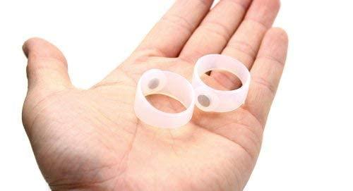 EKIN EKIN Silicon Rubber Toe Ring Weight Loss Magnetic Toe Ring Set -1 Pair