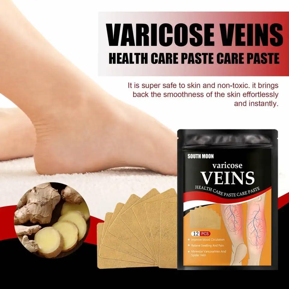 CHOUDHARY ACUPRESSURE CHOUDHARY ACUPRESSURE Varicose Veins Patches Dredge Vein Smoothing Varicose Veins Reduce Swelling Relieve Pain Instant Relief from Muscular Pain Improve Blood Circulation