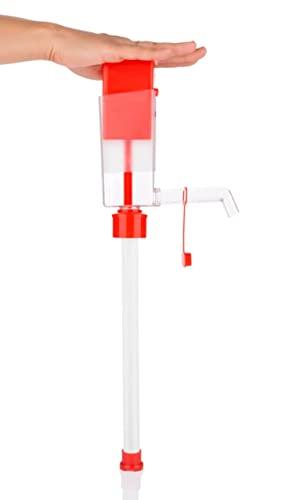 Generic Mingware Hand Press Oil Extractor Pump Fuel Dispenser Manual Cooking Oil Transfer Pump from Tin Cans Drums for Kitchen Plastic Pumping Machine Home & Outdoor Use Multicolor (Green)