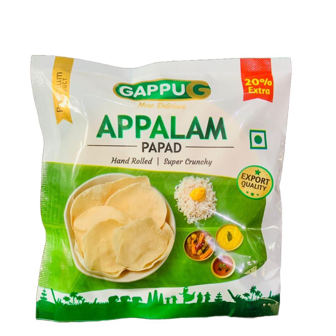 GappuG GappuG Appalam Papad 720 Gms (120 Gms Pack of 6)