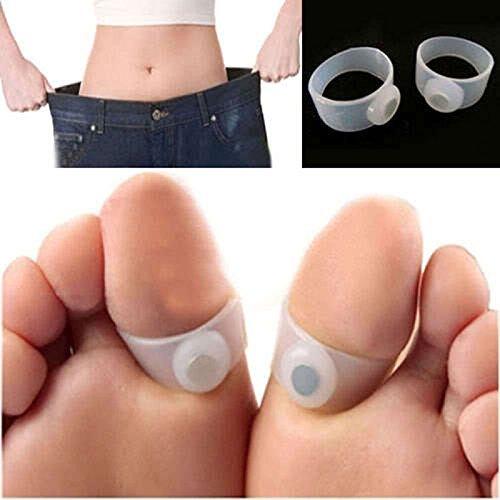 ACP ACUPRESSURE ACP ACUPRESURE Lose Weight Silicone Magnetic Foot Massager Toe Ring Durable Keep Fit Slimming Products Health Care