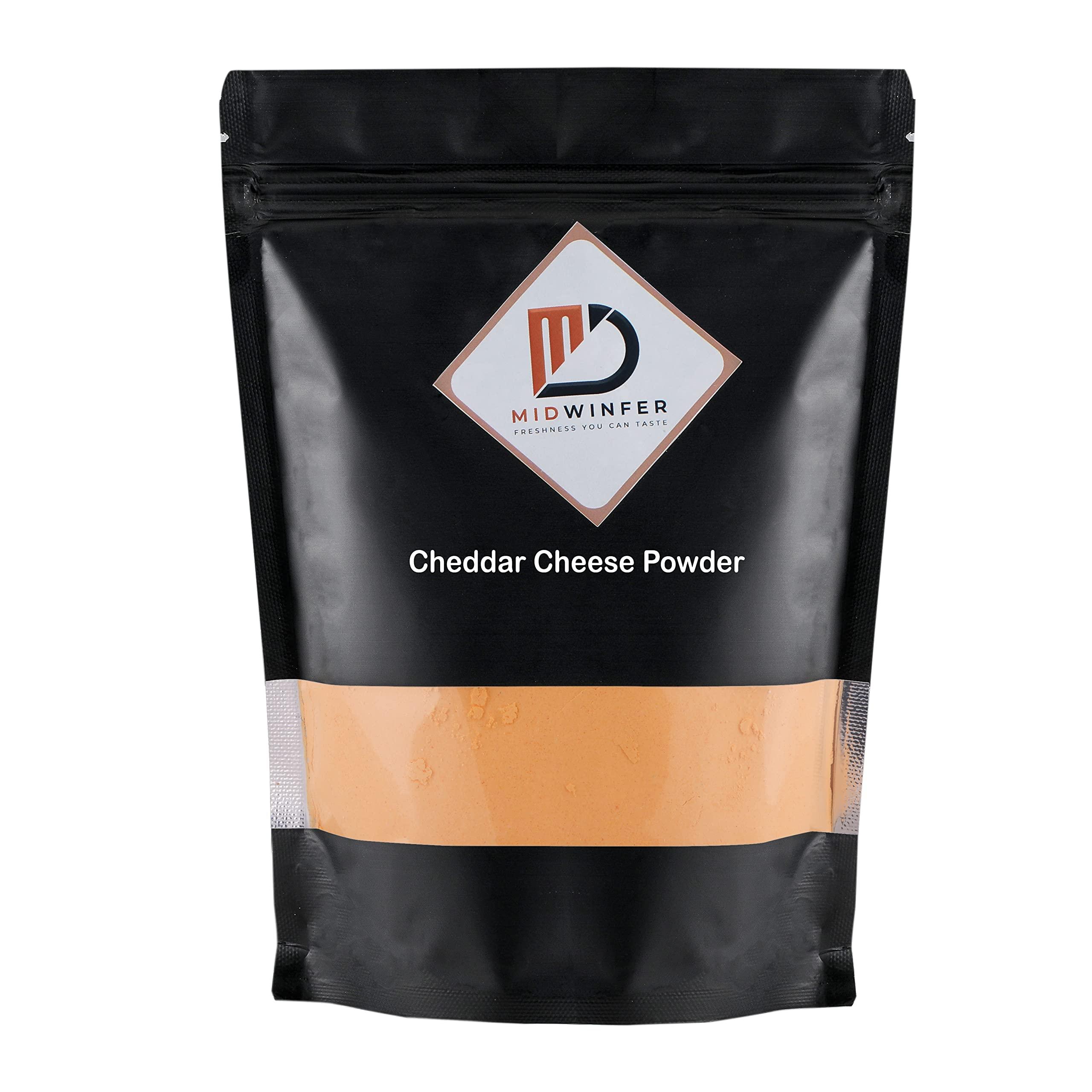 Midwinfer Midwinfer Organic Cheddar Cheese Powder,200g (Seasoning Perfect for Pop Corn, Pasta, Fries)