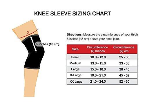 Dr. Arthritis Dr. Arthritis Copper Infused Knee Brace / Compression Sleeve / Support + Doctor Written Handbook (Single), (Black, S)