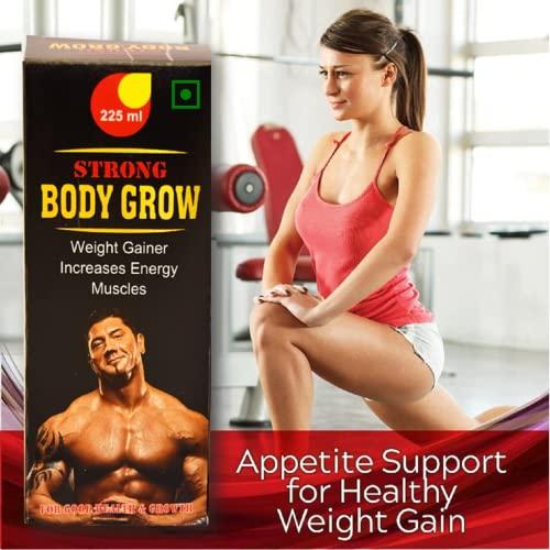 Afflatus Afflatus Herbal Strong Body Grow Tonic || Appetite Booster || Weight Gain & Body Growth Formula- (2 x 225ml)