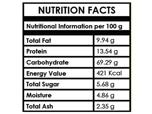 HEALTHY PANDA HEALTHY PANDA Organic Sprouted Multigrain Dry Fruit Malt / Sprouted Multigrain Health Mi x, Organic Sattu Mavu - 125 Gram, Pack Of 4 (500 Grams)