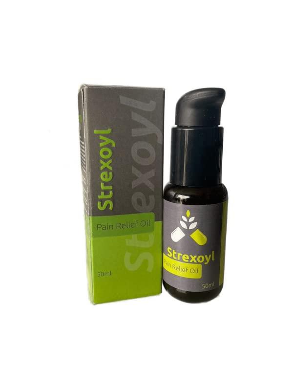 Strexoyl Strexoyl Pain Relife Oil with Quick Relief from Knee Pain, Sprains, and Sports Injuries (Pack of 4)