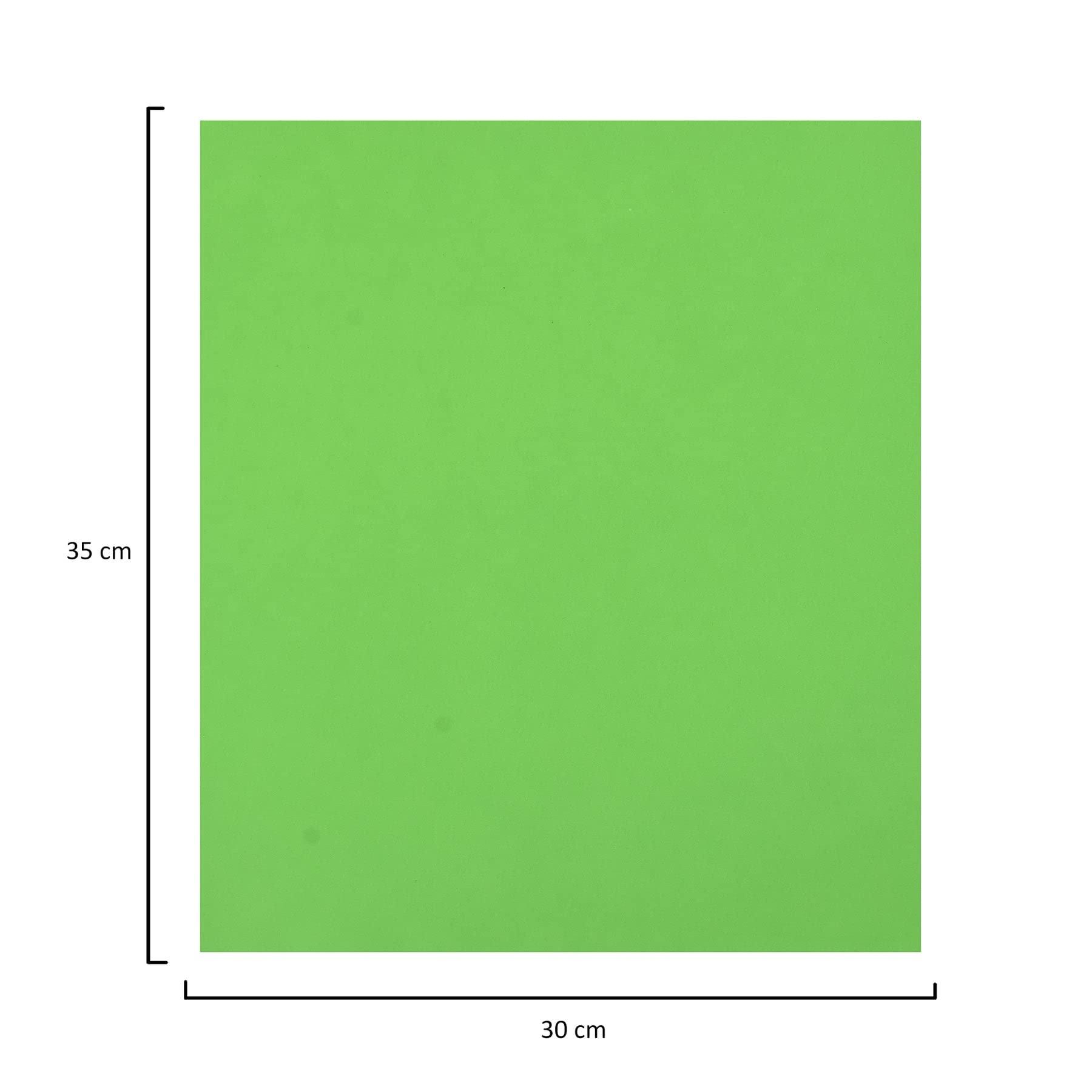 Little Birdie Little Birdie Bloom Foam Sheet for Craft Lime Green |Eva Foam Paper for Scrapbooking, Craft Projects, Decorations | Foam Paper for Flower Making 35cm X 30cm, 0.7mm (Pack of 2, 8 Sheets)