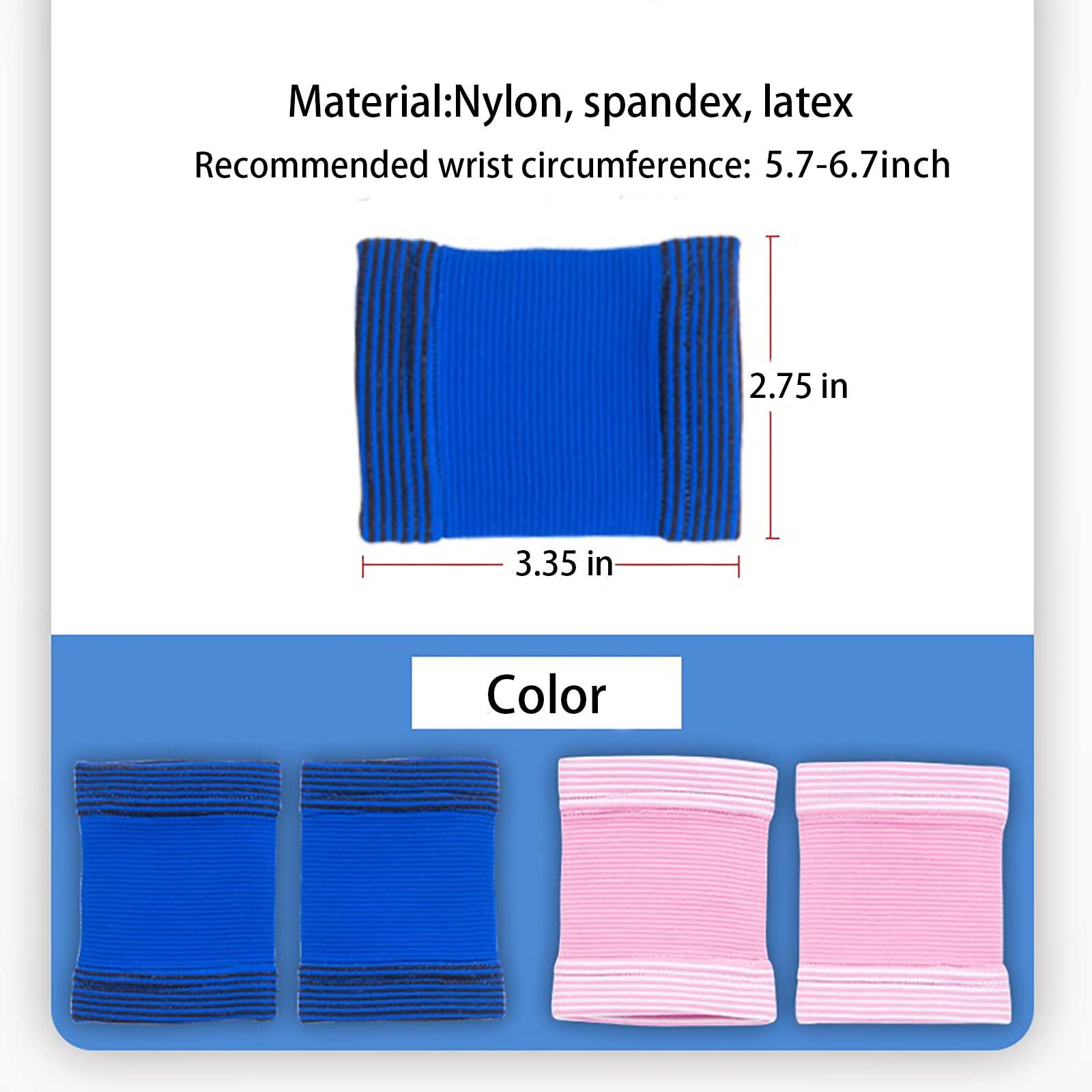 TXBONA TXBONA Child Volleyball Basketball Wristbands,Kids Wrist Brace,Children Sports Wrist Support(1 PAIR) (Pink)