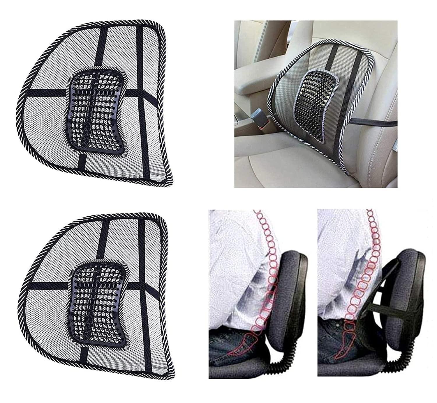 NOBILEA NOBILEA Ventilation Back Rest with Lumbar Support Mesh Cushion Pad, Universal Back Lumbar Support Chairs for Office Chair, Home, Car, Seat to Relieve Pain