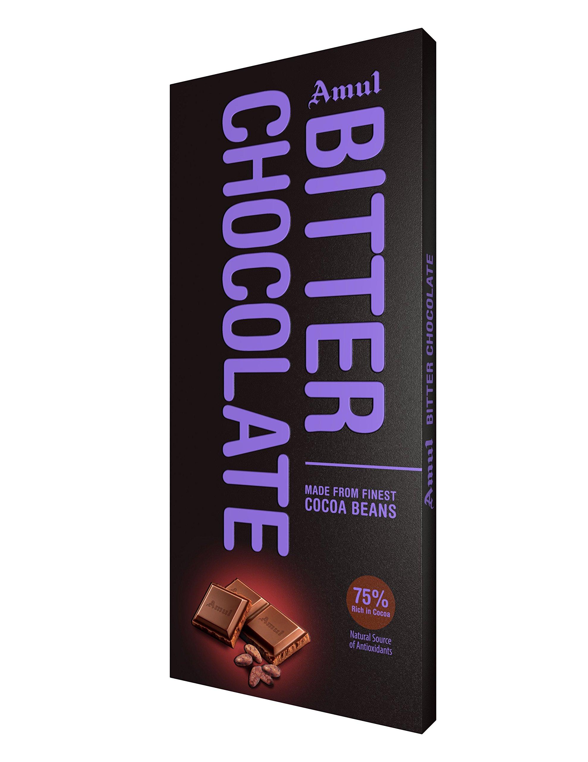 Amul Amul Bitter Chocolate 150 Gm 75% Pack Of 2