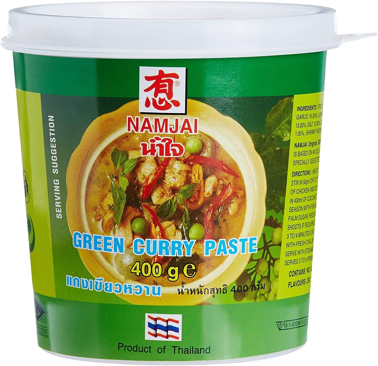 Namjai Namjai Green Curry Paste, 400 g