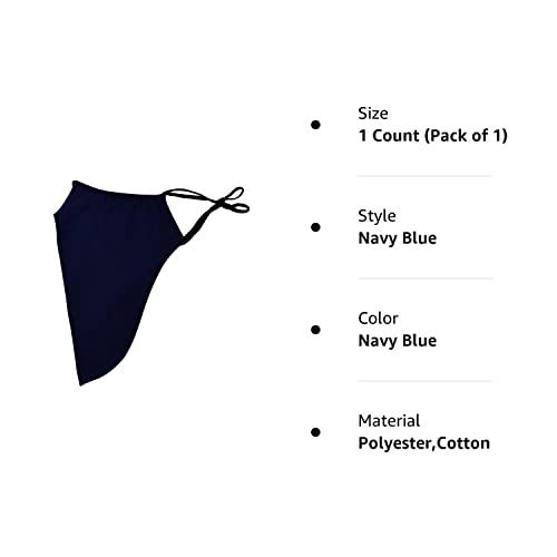 KT Valley Company Beard Face Mask for Men with a Beard, Bearded Men Face Mask, Reusable and Comfortable Beard Mask (Navy Blue)