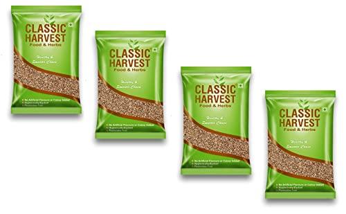 Classic Harvest Classic Harvest Ajwain Seeds / Carom Seeds / Ajamoda/ Ajowan / Bishop Seeds 1600g ( Pack Of 4, 400g Each )