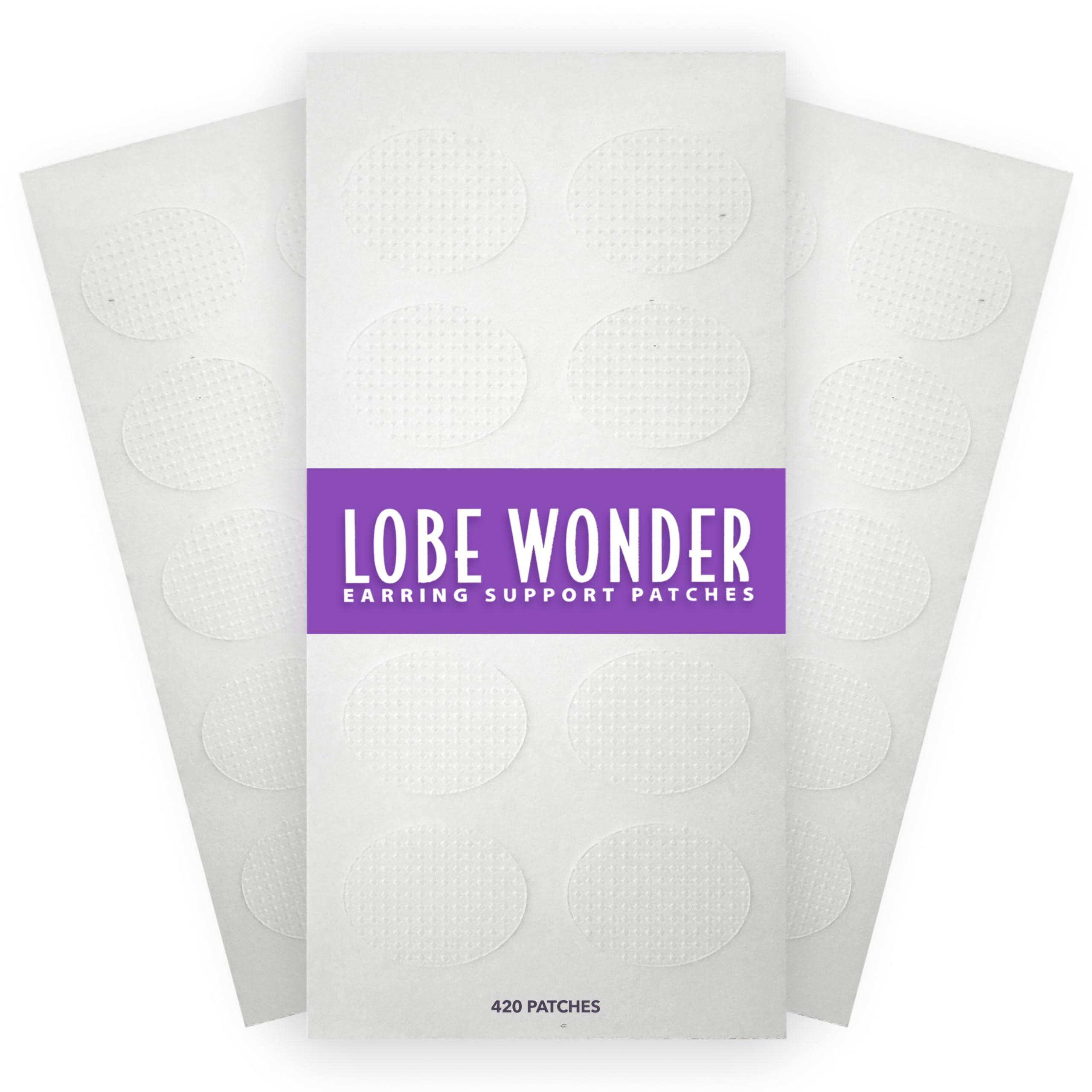 Lobe Wonder Lobe Wonder 60 Invisible Earring Ear-Lobe Support Patches Ear Lobe Support Patches: Mantra Impex Invisible Earring Lobe Support Patches Earring Sticker