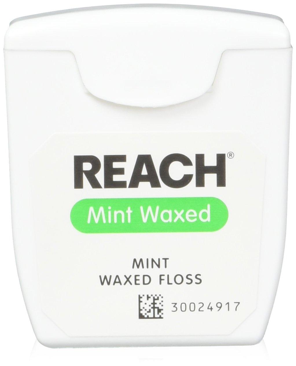 Reach J&J Dent Fls Mntwx Size 55yd Johnson & Johnson Reach Waxed Mint Dental Floss 55 Yds