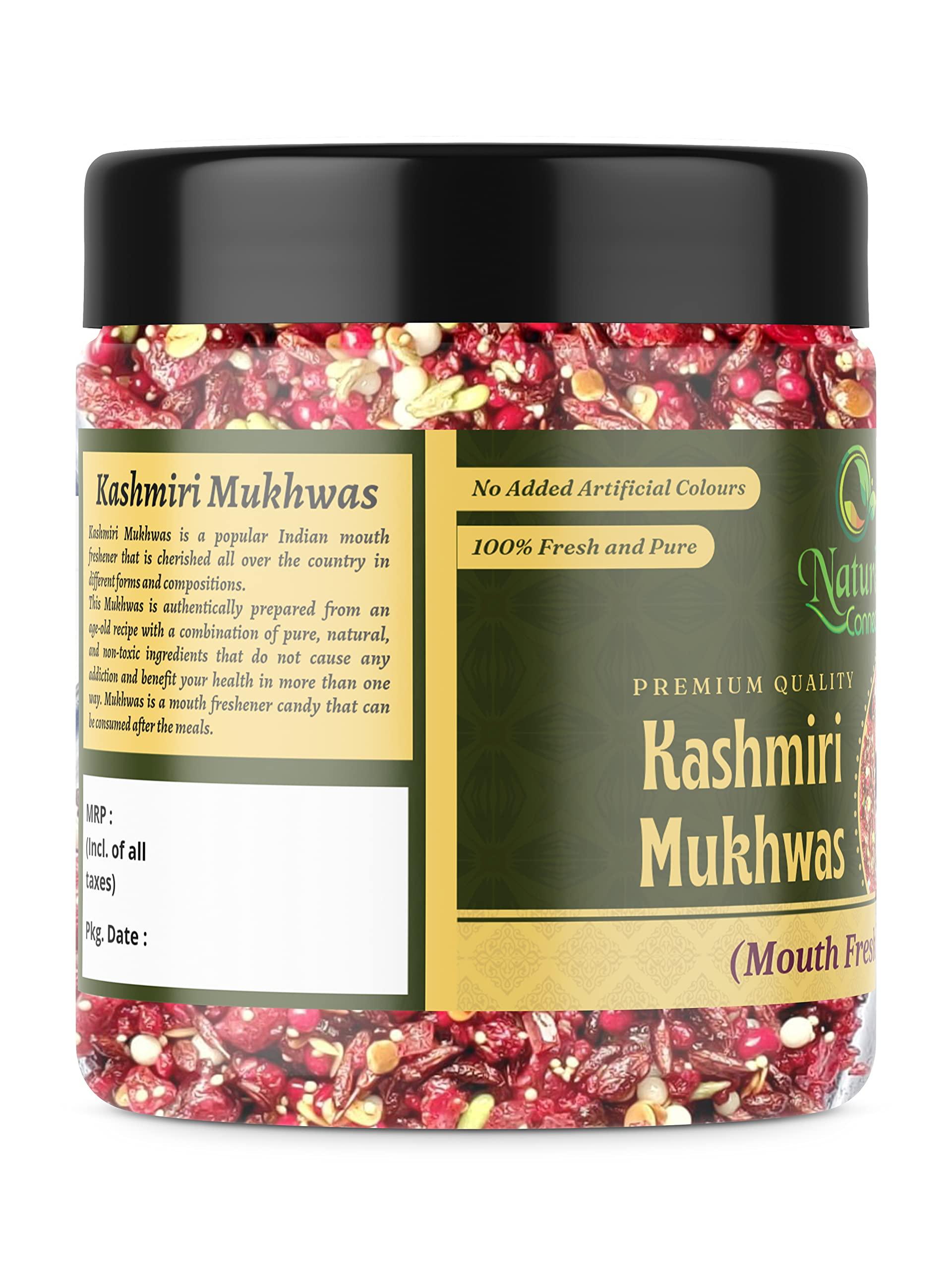 Nature Connect Nature Connect Kashmiri Mukhwas 350 Grams Home Made Kashmiri Mukhwas Mouth Freshner | Digestive, After-Meal, Mukhwas Kashmiri Mukhwas [Jar Pack]