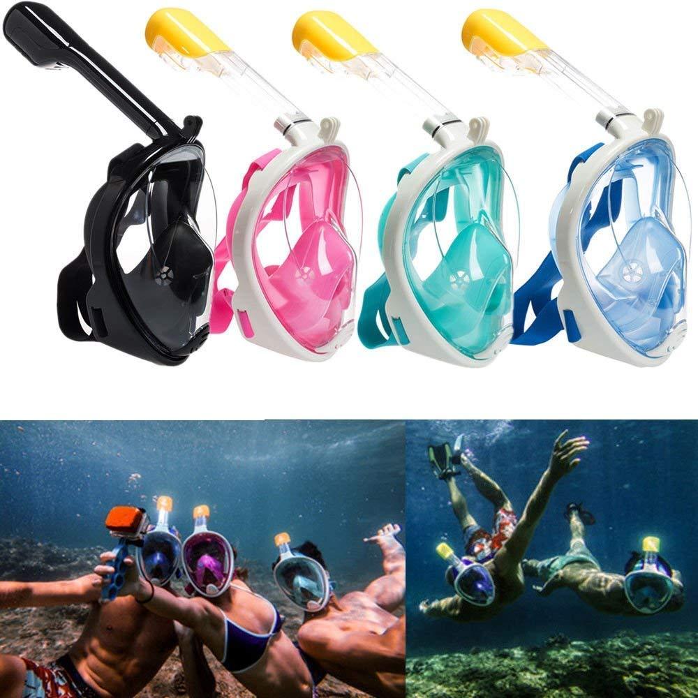 GOLKIPAR GOLKIPAR Revolutionary Full Dry, Anti Fog, 180 Degree Vision Snorkeling Mask