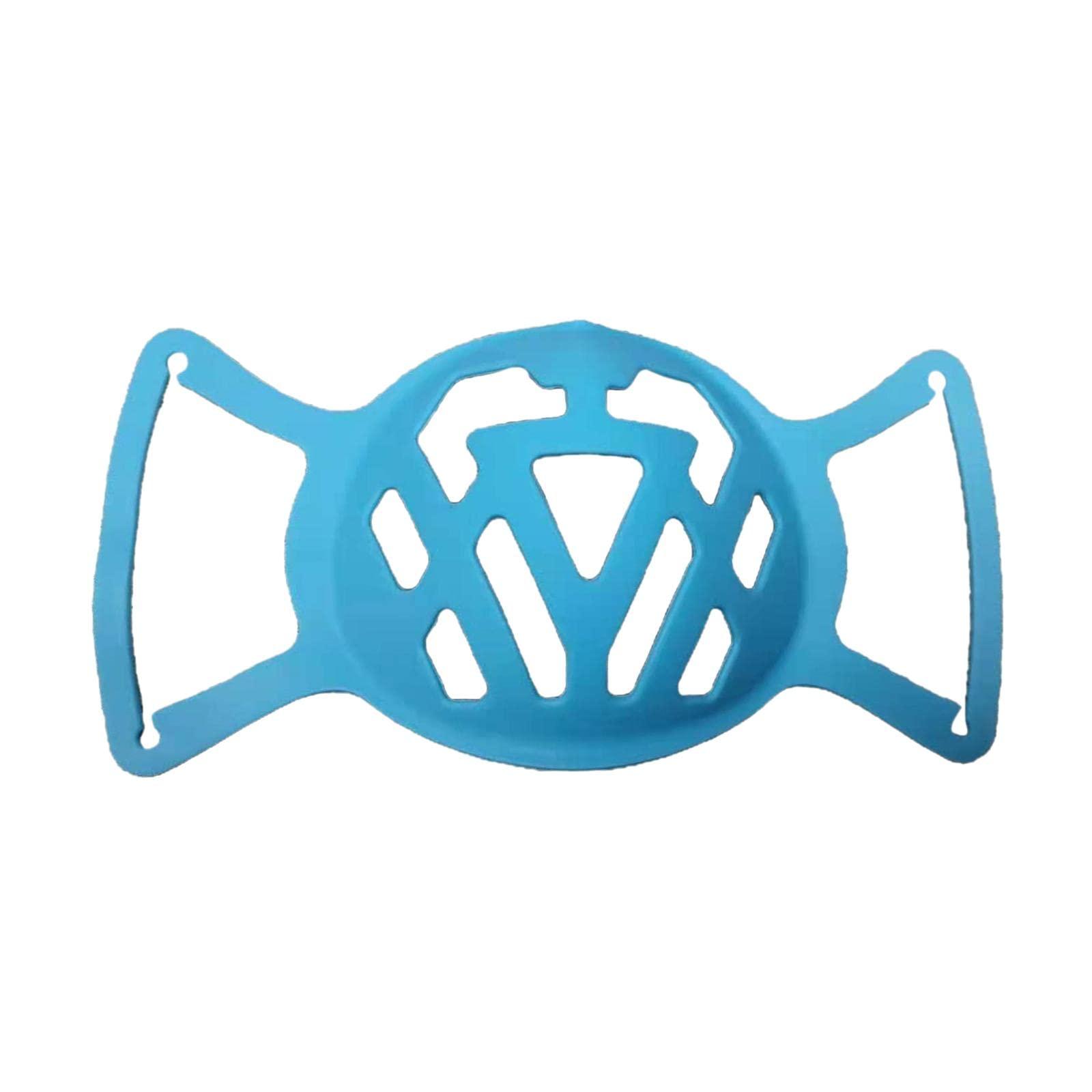 Generic LOSA Adult Silicone Mouth 3D Bracket Support Frame Covers for Face Mask Blue