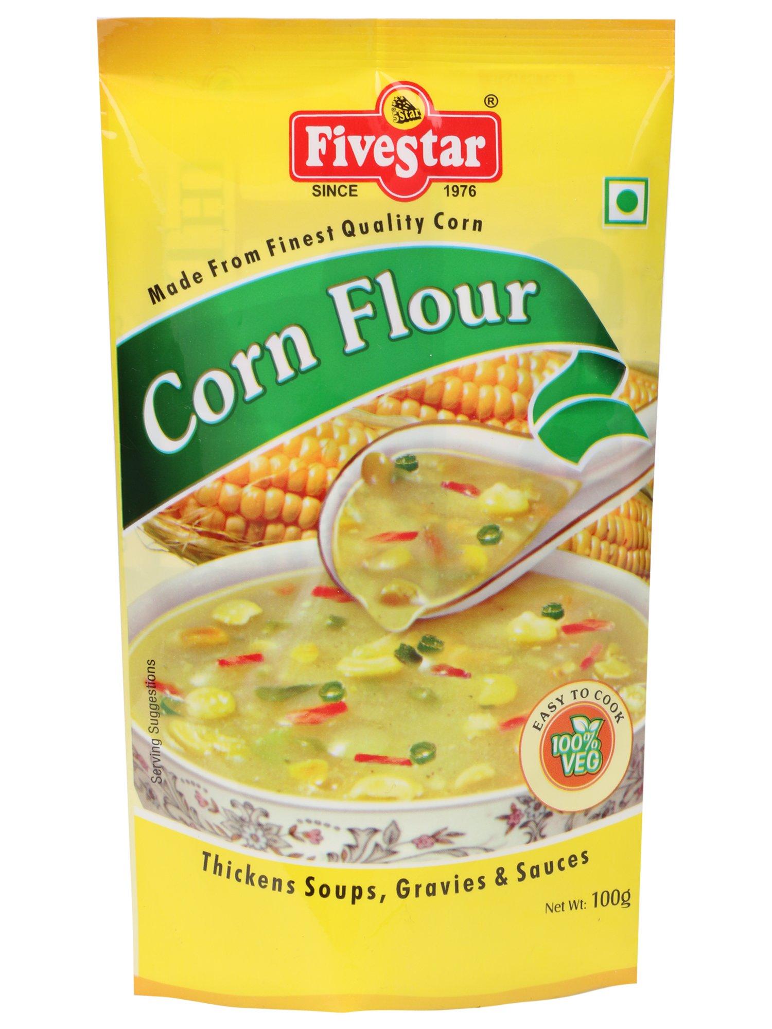 FIVESTAR FIVESTAR Corn Flour 100g Pouch (Pack of 8) 800g