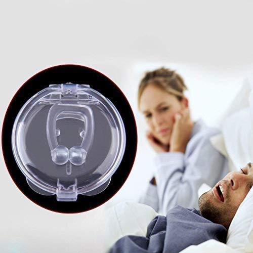 RV CREATION PVT LTD RV CREATION® Clipple Silicone Magnetic Anti Snore Transparent Silicone Stop Snoring Device Silicone Nose Clip Tools Professional Relieve Snore Mini Comfortable Sleep Sleeping Aid for Men Women