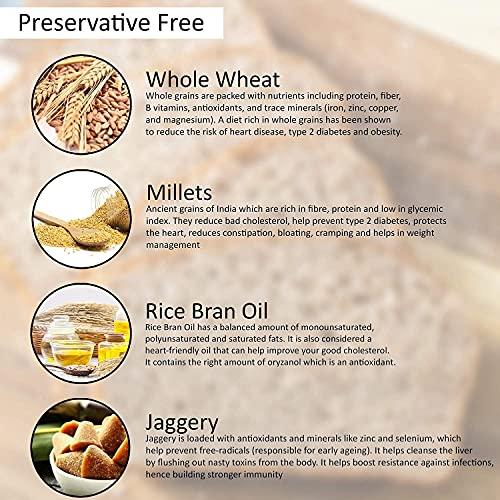 Nutribee Nutribee 100% Multi-Grain Millet Rusk | Refined Sugar Free | Healthy Diet Toast | No Maida and Sugar | No Preservatives | 420g