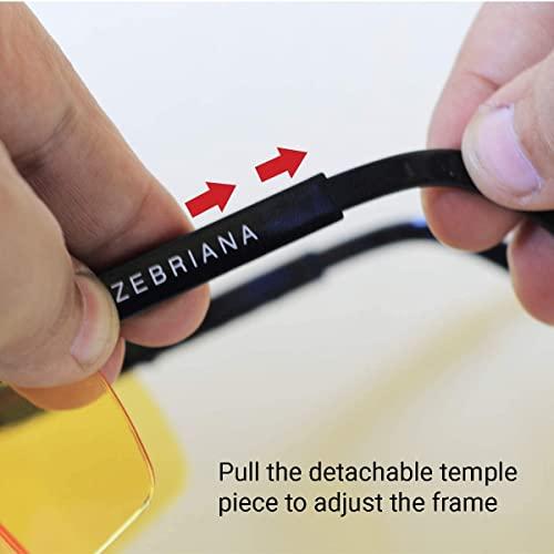 ZEBRIANA ZEBRIANA Retinoshield - Anti Blue Light Computer Safety Glasses (Amber Lens)