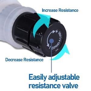 OXYBOOST Oxyboost Breathing Trainer with jaw trainer, Lung Capacity Exercise Device and Lung Exerciser for Respiratory Muscle Exercise and Increased Sports Breathing Fitness| Lungs Exercise Equipment