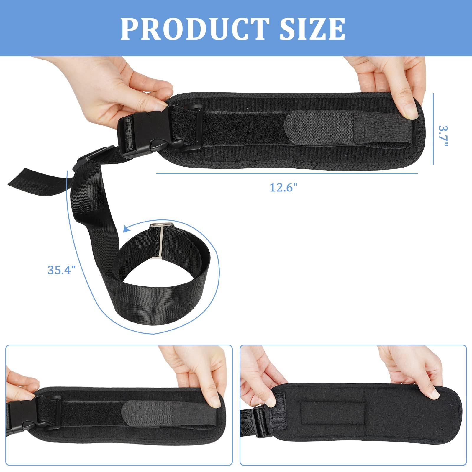 Olpchee Olpchee 1 Pair Medical Restraints Patient Hospital Bed Limb Holders for Hand or Feet Universal Constraints Control Quick Release (for Feet)