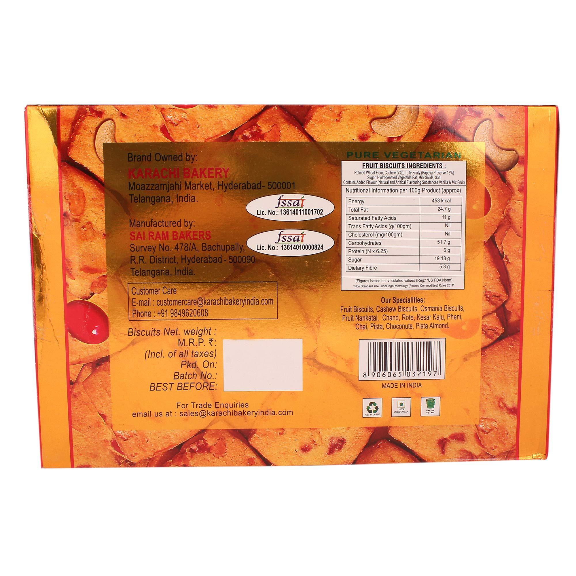 Karachi Bakery Karachi Bakery Karachi\'s Fruit Biscuit, 800 g