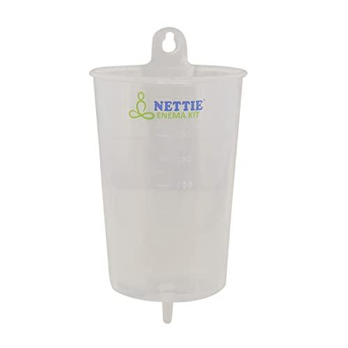 NETTIE NETTIE House use Enema kit - 750 ml clear Can, 1.5 meter PVC tube, 1 Pinch clamp and Nozzle