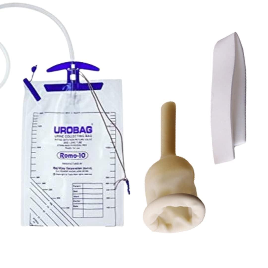 Anmol condom catheter for male with urine bag (EXTRA LARGE CATHETOR)