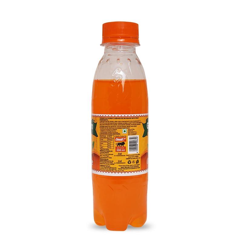 Cloud9 Cloud9 Golden Orange | Orange Fruit Juice | 200 ml Pack of 24 [Price Including Courier Charges]