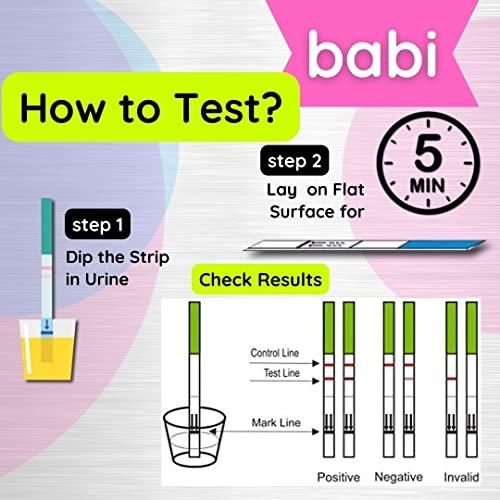 Babi Babi ovulation test kit for women planning pregnancy - Pack of 20 strips