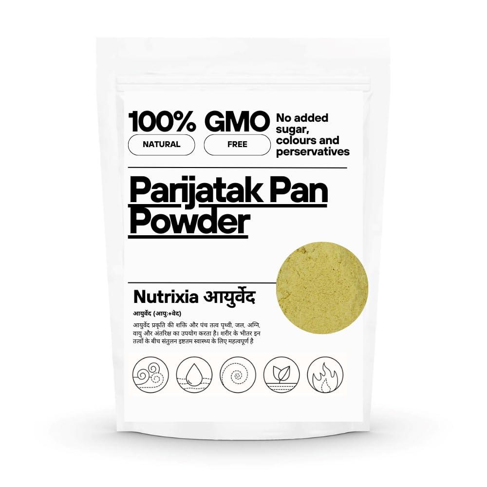 Generic Parijatak Pan Powder-Harsingar Patti Powder-Paarijaat Leaf Powder-Parijatak Leaves Powder-Harshingar Patta-Nyctanthes Arbor-Tristis (100 Gms)