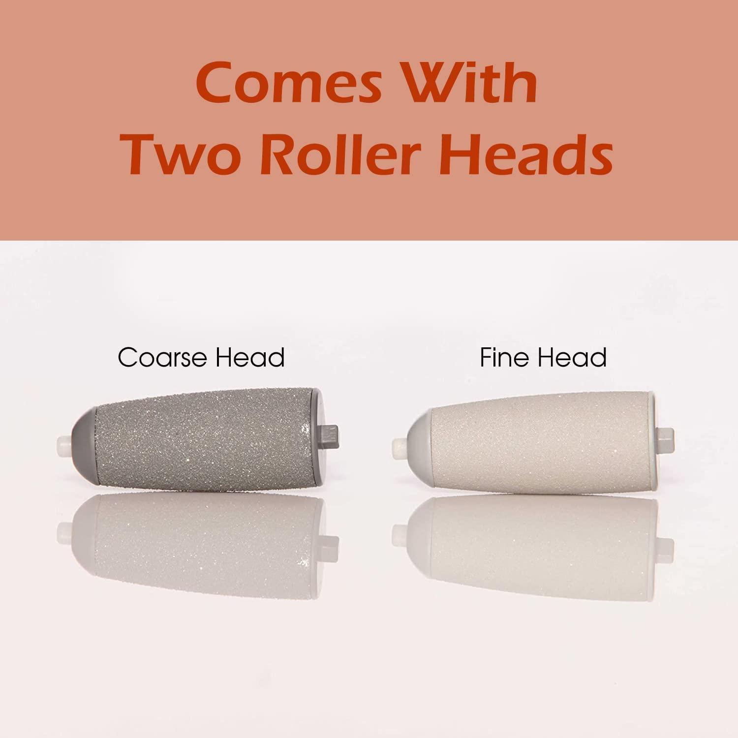 Geyoga Geyoga Flawless Pedi Electronic Tool Electric Callus Remover Feet Rechargeable Pedicure Tool Pedicure Machine for Foot Women with Reinforced Toe, Black Gray Nude Coffee White (pink)