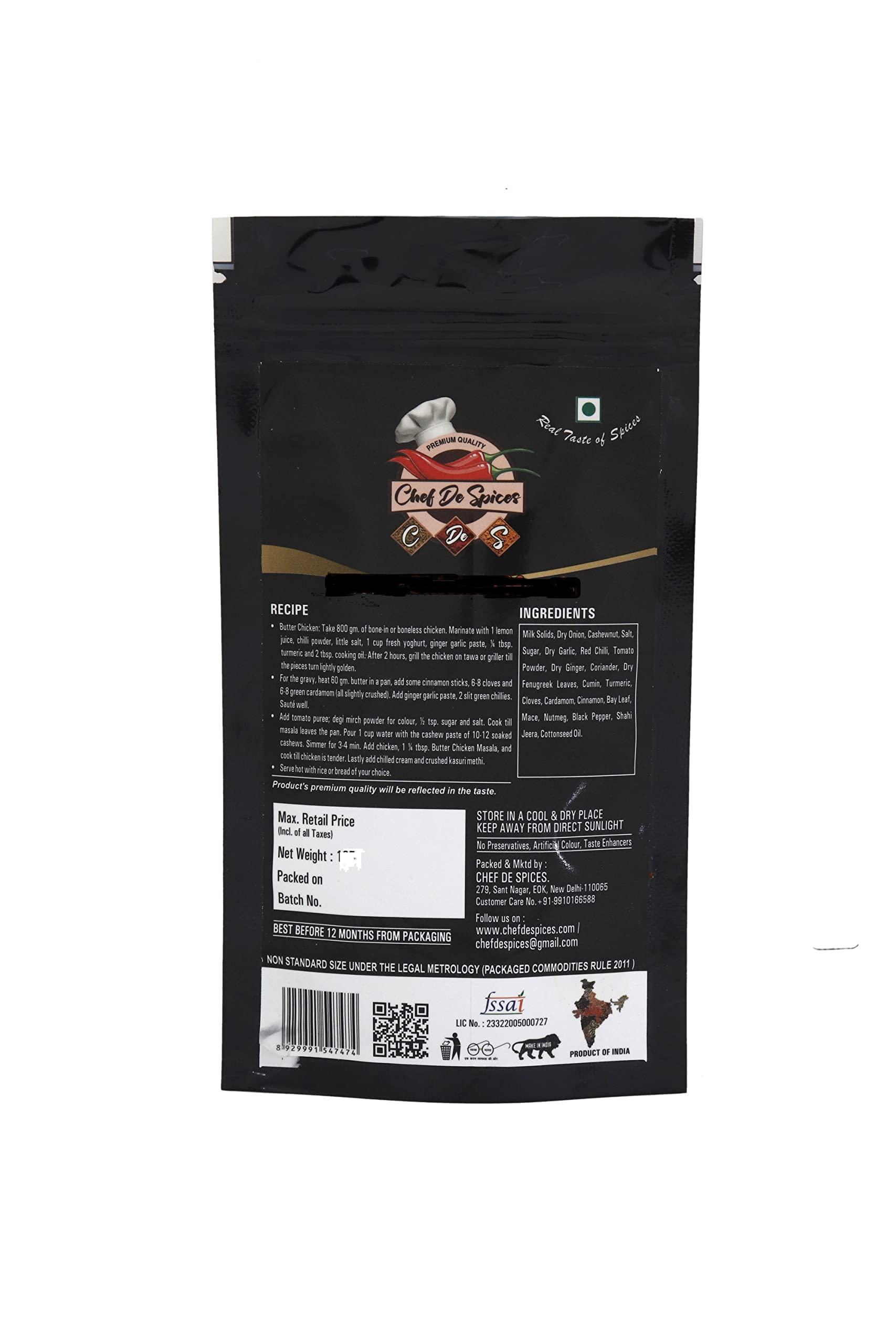 Chef De Spices Chef De Spices - Peshawari Chaat Masala with 100% Natural Ingredients , Chaat Masala , Rich in Flavour and No Artificial Additives , Non-GMO 50G