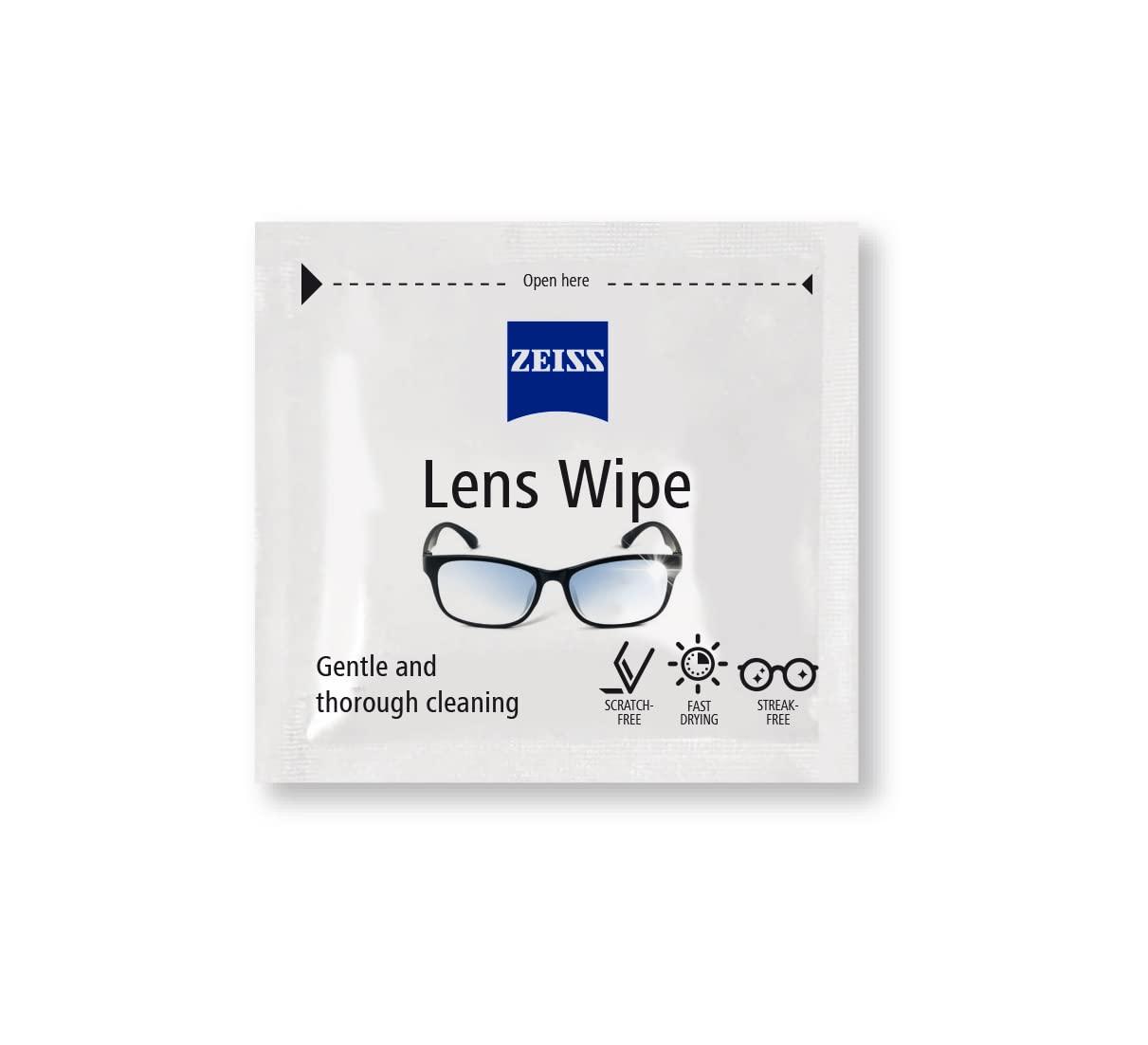 Zeiss ZEISS Lens Wipes 200 Count- Pack of 1| Lens Cleaner - Perfect for Spectacles, Eyeglasses, Sunglasses, Camera Lenses, Binoculars and all other lenses