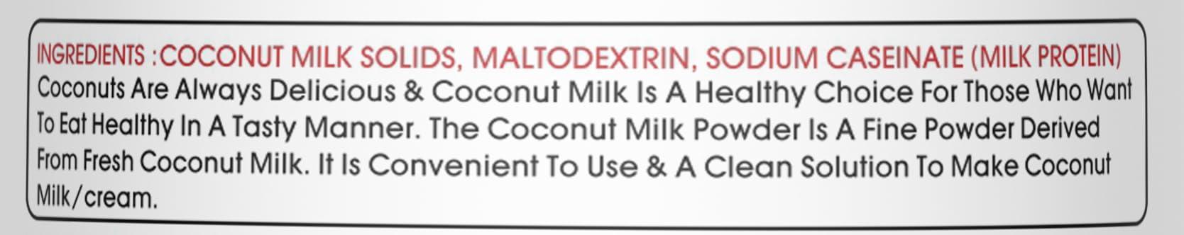 OKRAA OKRAA Coconut Milk Powder - 100 gm/Spray Dried Instant Coconut Milk (Nariyal)