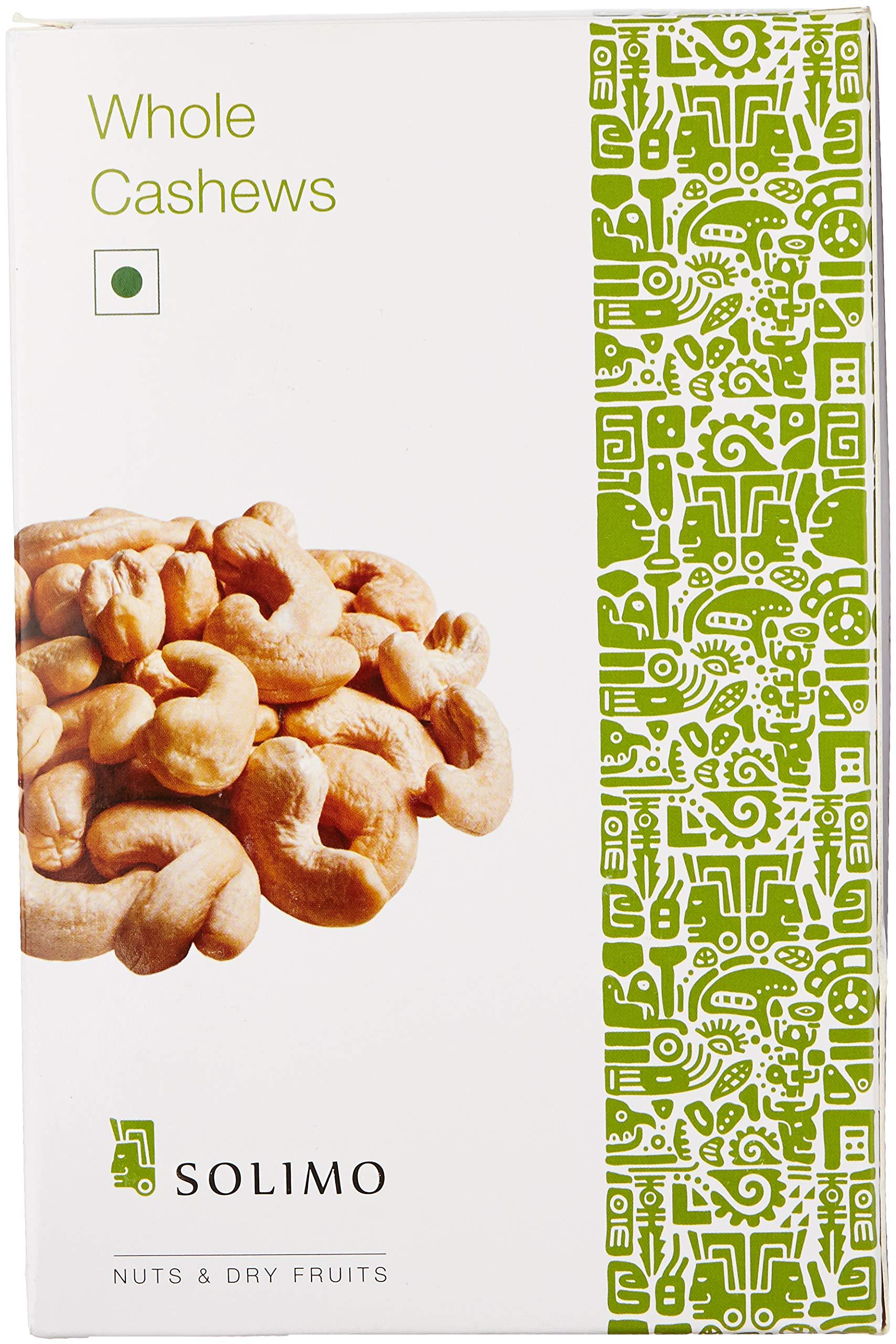 Amazon Brand - Vedaka Vedaka Premium Prunes, 500g & Amazon Brand - Solimo Premium Cashews, 500g Combo