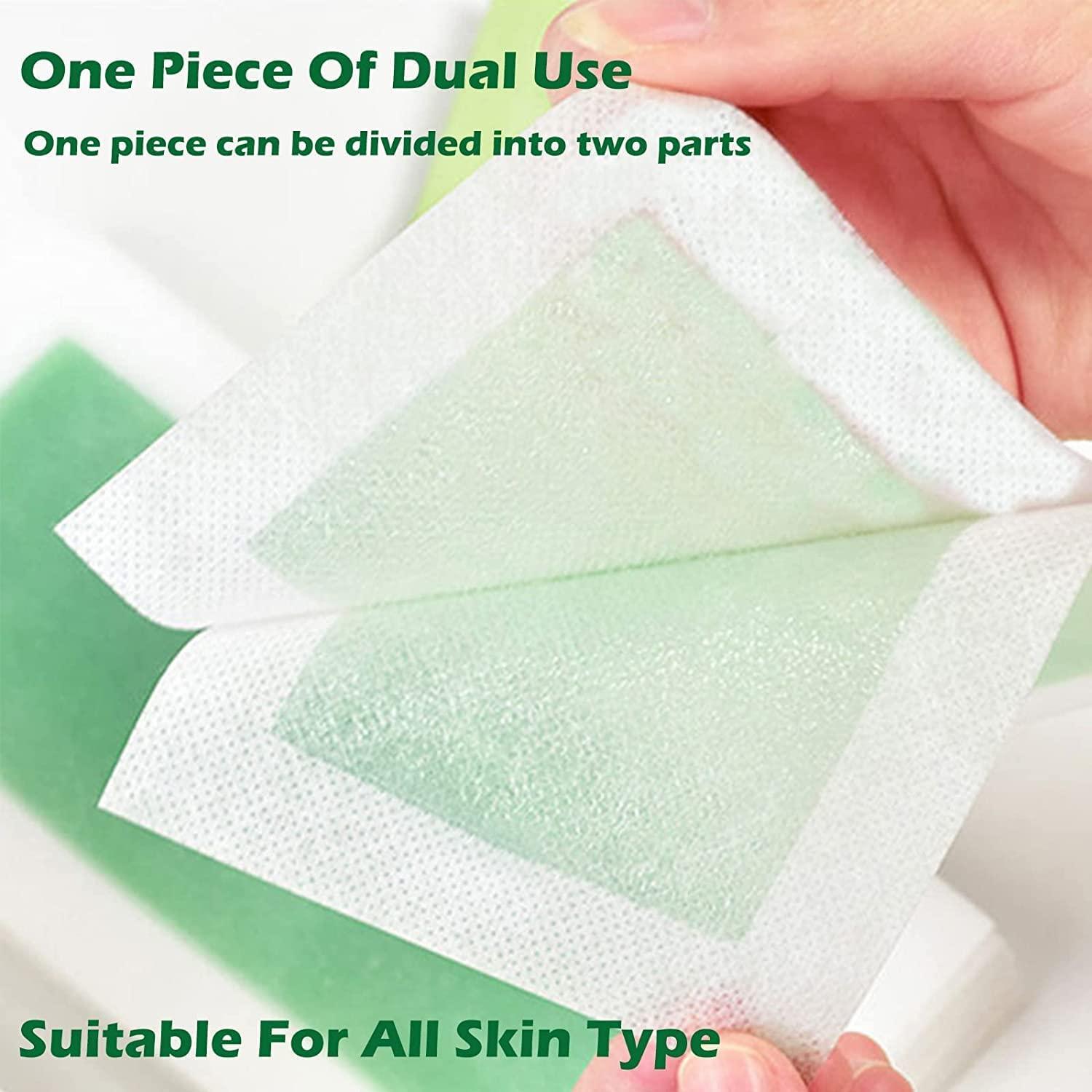 Wide-Empyrean Facial Wax Strips 20Pcs Face Hair Remover Waxing Kit for Women Small Wax Sheet for Removing Upper Lips, Chin & Eyebrows Extra Hair Easy & Safe Wax Paper with 2 Nose Strips