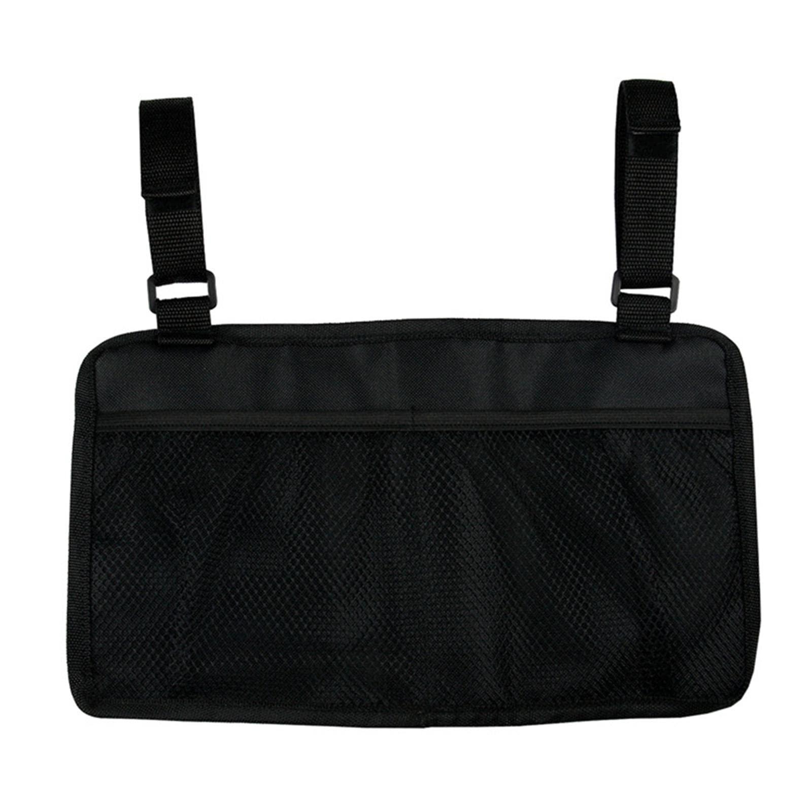 JAZZY PEARLS JAZZY PEARLS Outdoor Wheelchair Side Pouch Storage Bag Armrest Pocket Organizer Holder