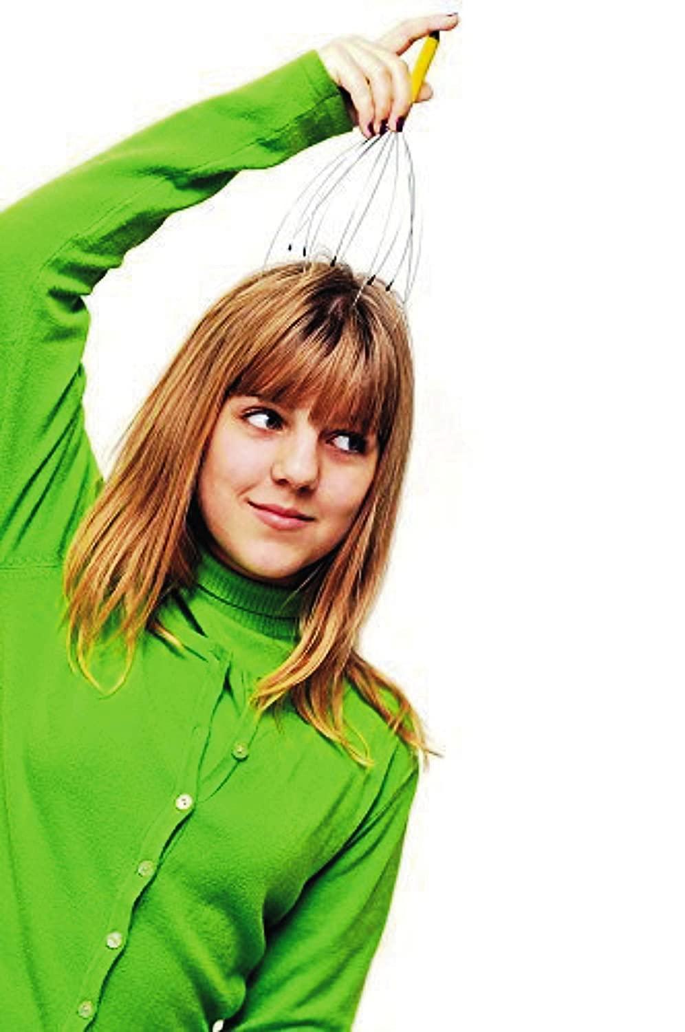 Magic Magic Scalp Massage Head Massager 12 Fingers Head Scratcher for Head Massage Body Relaxing Hair Massage Scalp Scratcher