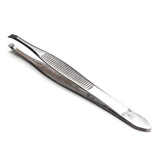 china Plucker/Tweezer Flat Tip For Chin Hair 3 Pieces (Stainless steel)
